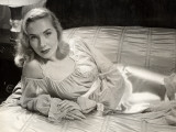 Portrait of a Woman Wearing a Night Gown Photographic Print by George Marks