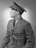 Studio Shot of Mid Adult Man in Uniform Photographic Print by George Marks