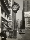 A Street Clock on Fifth Ave., NYC Photographic Print by George Marks
