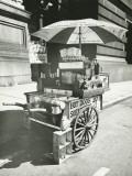 Street Hot Dogs Vendor Cart Photographic Print by George Marks