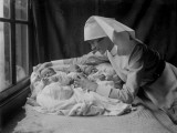 Newborn Triplets Photographic Print