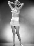 Woman in Bra and Girdle Photographic Print by George Marks