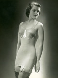 Woman in Lingerie Photographic Print by George Marks