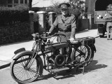 Military Motorbike Photographic Print
