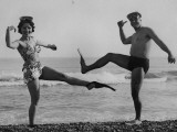 Flip Flop Dance Photographic Print