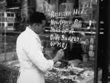 Butcher's Sign Photographic Print