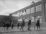 School Netball Photographic Print