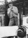 Glass Blower Photographic Print