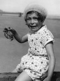 Caught a Crab Photographic Print