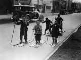 Skiing in Japan Photographie