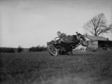 Sidecar Wheelie Photographic Print