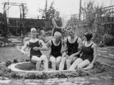 Garden Bathing Photographic Print