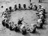 Circle on Beach Photographic Print