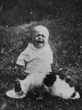 Crying Baby Photographic Print