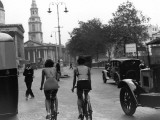 Cool Cyclists Photographic Print