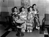 Women in Kimonos Photographic Print by Charles Phelps Cushing