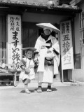 Buddhist Pilgrims Photographic Print by Charles Phelps Cushing