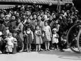 Parade Crowd Photographic Print by Charles Phelps Cushing