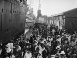 Ship Arriving in Dock, Manila, Philippines Photographic Print by Charles Phelps Cushing