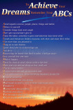 Achieve Your Dreams 4 Poster Achieve Your Dreams 4 Poster