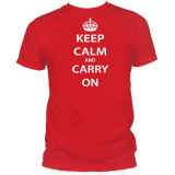 Mantenha a Calma e Siga em Frente T-Shirts