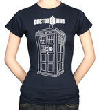 Juniors: Dr. Who - Tardis Vector Graphic Vêtements