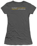 Juniors: Because I'm Different T-Shirt
