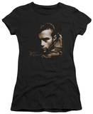 Women's: James Dean-Brown Leather Shirt