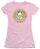 Juniors: Garfield-A Big Hug For Mom Shirt