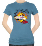 Women's: Speed Racer-Blasting The Bad Guys T-shirts