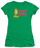 Juniors: Garfield-I Ate My Homework T-shirts