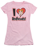 Juniors: Archie Comics-I Love Redheads T-shirts