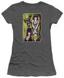 Juniors: Elvira-Thrills Chills Boobs T-Shirt