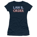 Juniors: Law & Order-Logo T-shirts
