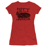 Juniors: Knight Rider-Kitt Happens T-shirts