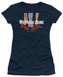 Juniors: My Three Sons-Shoes Logo Shirts