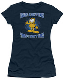 Juniors: Garfield-Heads Or Tails T-shirts