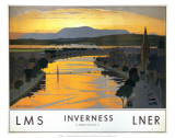 Inverness, LMS/LNER, c.1923-1947 Poster
