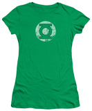 Juniors: DC-Distressed Lantern Logo T-shirts