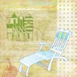 Cabana Beach Citrus Collage II Prints by Paul Brent