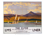The Clyde, LMS/LNER, c.1923-1947 Art by Norman Wilkinson