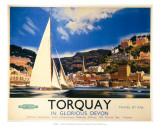 Torquay in Glorious Devon, British Railways, c.1950s Posters