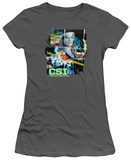 Juniors: CSI-Evidence Collage T-shirts