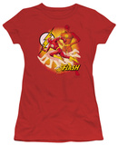 Juniors: Justice League America-Lightning Fast T-Shirt