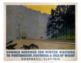 Summer Services for Winter Visitors, SR, c.1937 Láminas por Charles Pears