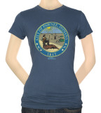 Juniors: Parks & Recreation-Distressed Pawnee Seal T-shirts