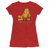 Women's: Garfield-Happy Face Shirt