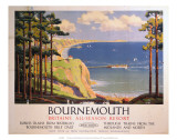 Bourenmouth: Britains All-Season Resort, BR, c.1950s Prints