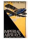 Imperial Airways travel, c.1926 Affiches