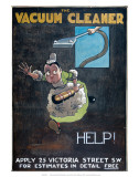Help!, promoting the British Vacuum Cleaning Company Ltd, c.1906 Poster